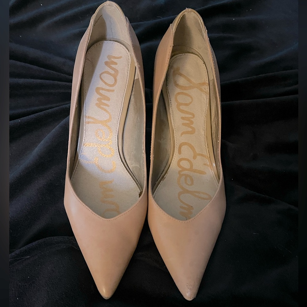 Sam Edelman Hazel Heels, Tan, size 7.5